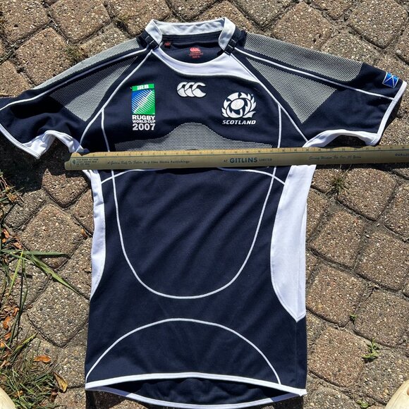 Vintage Player Version Scotland Rugby World Cup 2007 Jersey Sz XL - Picture 5 of 8